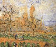 Camille Pissarro Farmland landscape Germany oil painting artist
